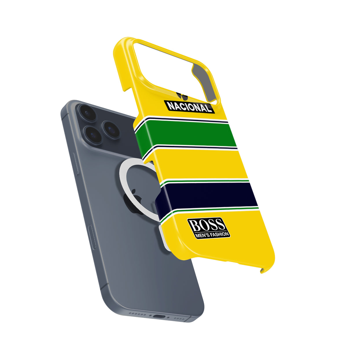 Ayrton Senna Helmet F1 Tribute - Apple iPhone Case