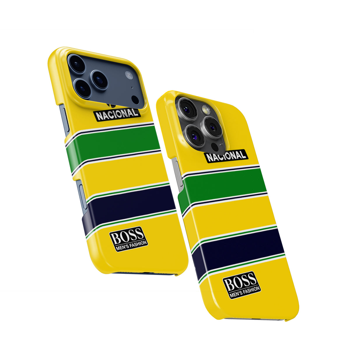 Ayrton Senna Helmet F1 Tribute - Apple iPhone Case