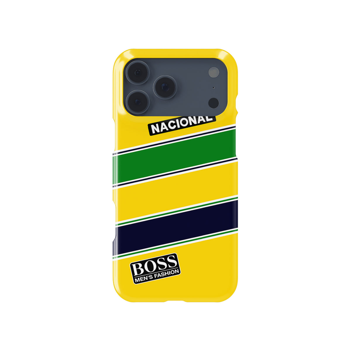 Ayrton Senna Helmet F1 Tribute - Apple iPhone Case