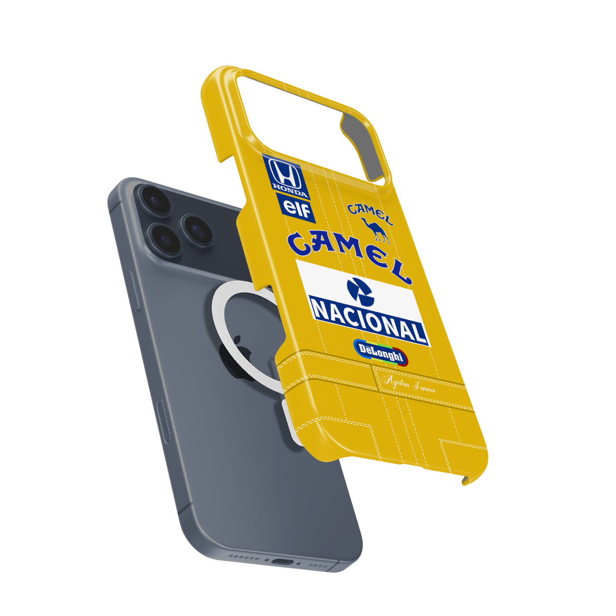Ayrton Senna Lotus 99T 1987 Livery Formula 1 racing iPhone case view 4