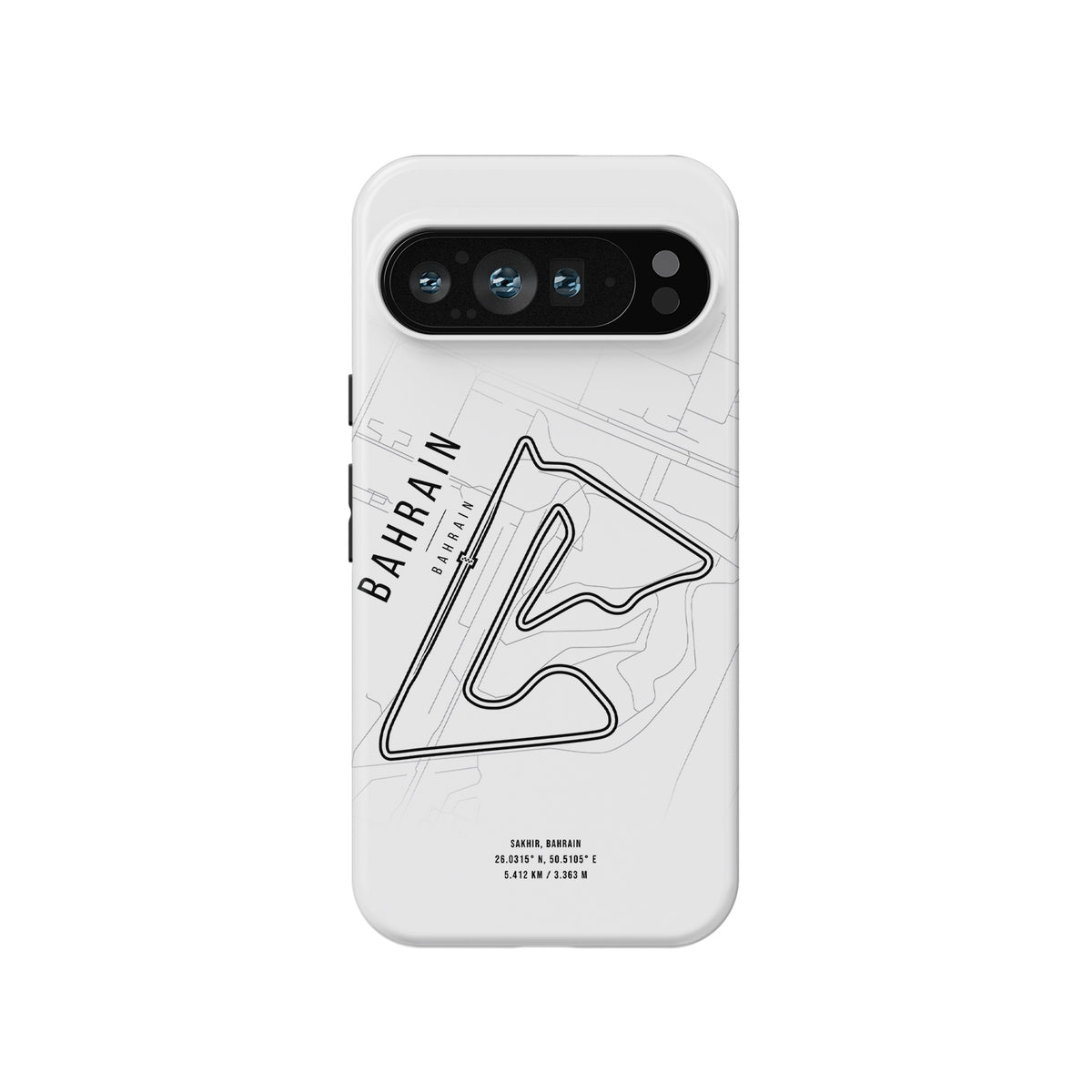 Racing Heritage Google Phone Case - Bahrain F1 Design