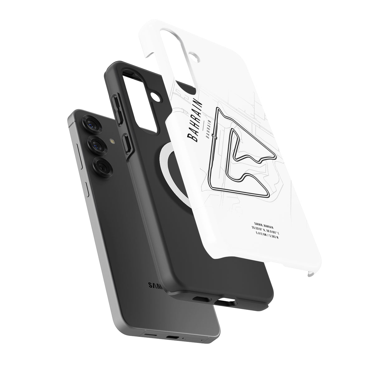 Sleek Snap Case with Bahrain GP Map for Samsung Galaxy