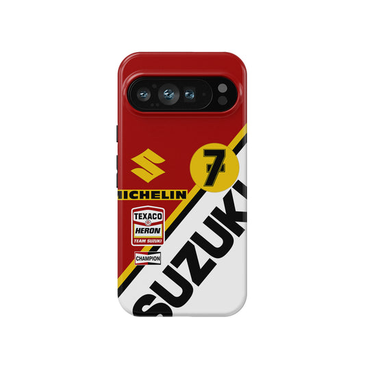 Carry Racing History: Barry Sheene 1977 Suzuki RG500 Phone Case