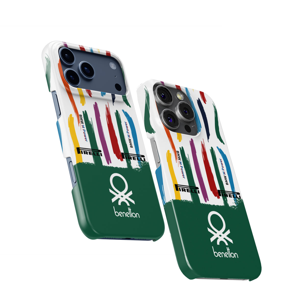 Benetton B186 BMW Mexico Grand Prix Formula 1 racing iPhone case view 2