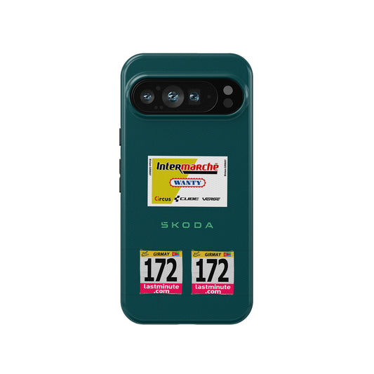 Sprint to the Finish with the Biniam Girmay Green Jersey Phone Case