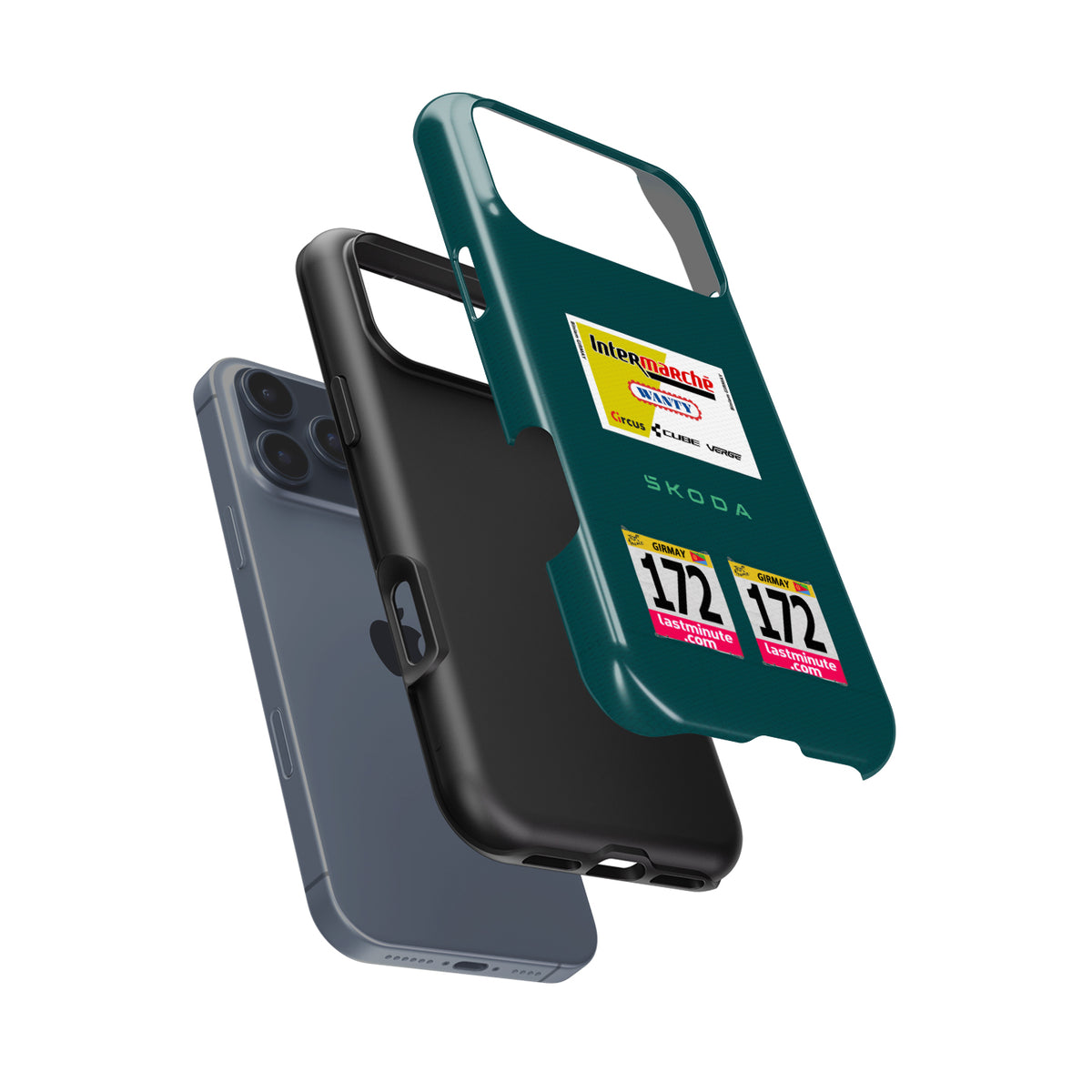 Sprint to the Finish with the Biniam Girmay Green Jersey Phone Case