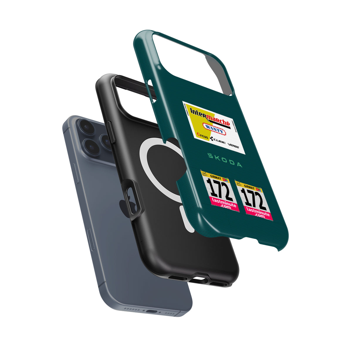 Sprint to the Finish with the Biniam Girmay Green Jersey Phone Case