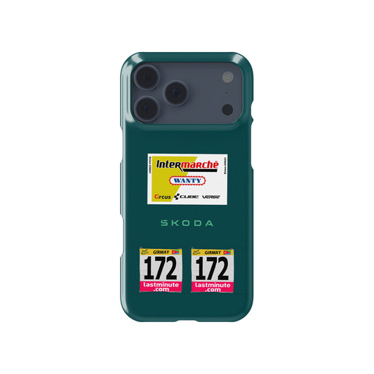 Biniam Girmay Green Jersey Sprint cycling iPhone case view 1