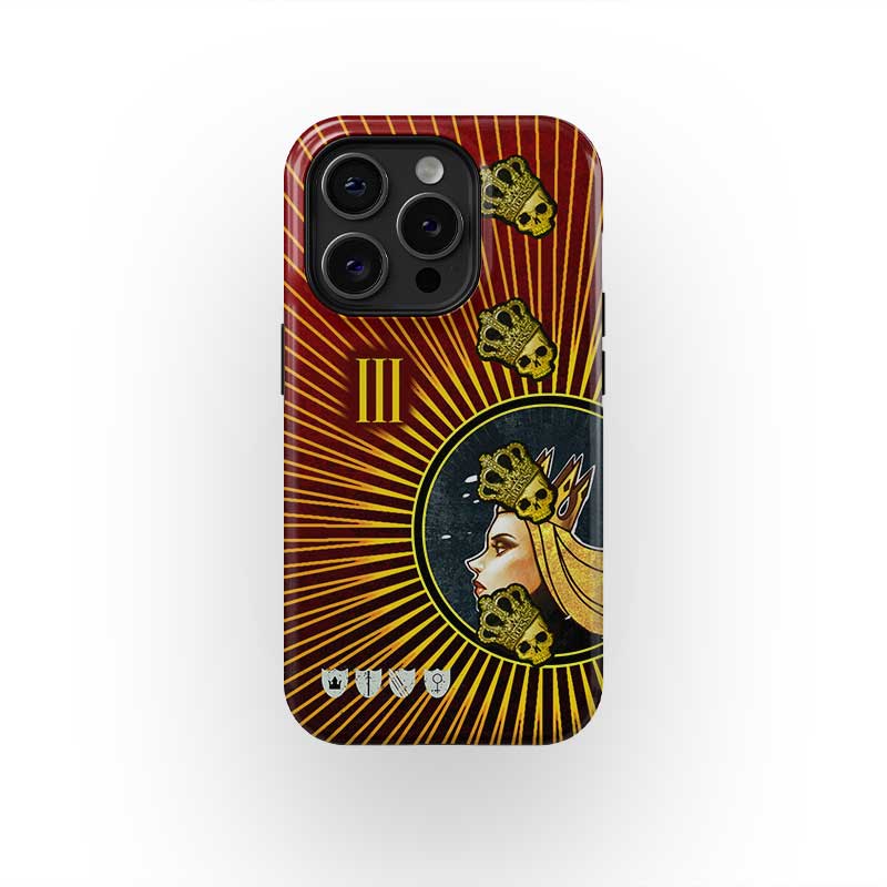 CSGO CS2 AK-47 | The Empress + 4x Sticker | Crown (Foil) iPhone Case by DIZZY CASE