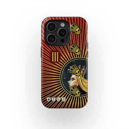 DIZZY CSGO CS2 piel M4A4 | Funda para iPhone The Emperor: Reina Suprema con estilo y protección