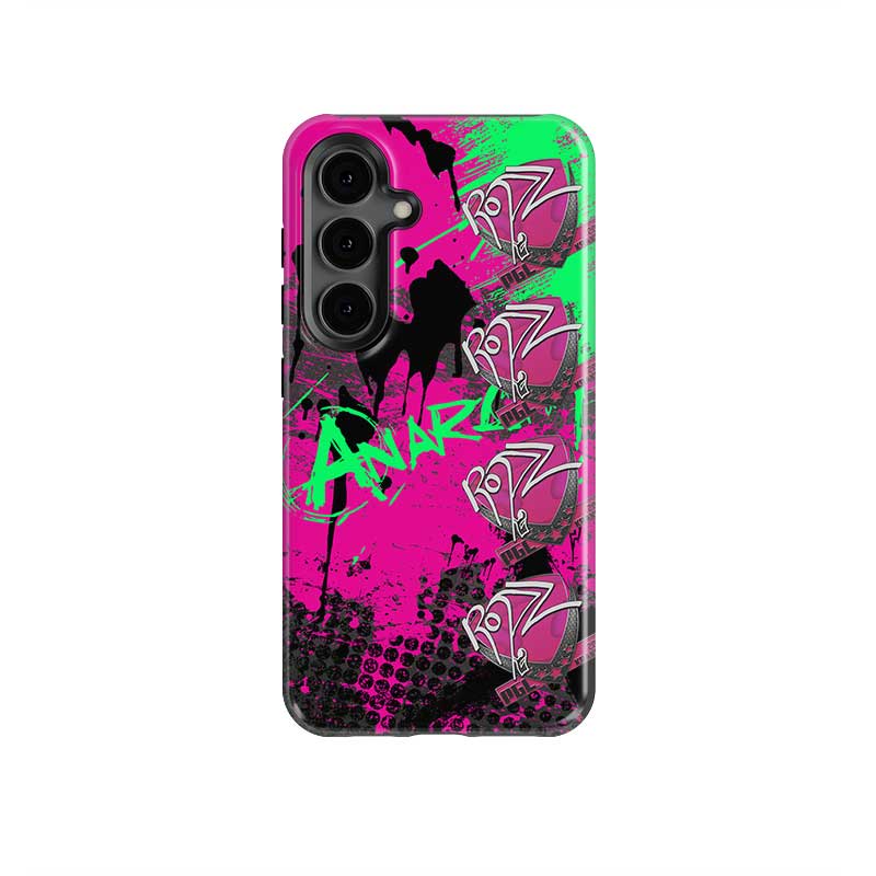 CS / CS2 - AK-47 | Neon Revolution with 4x ropz Krakow 2017 Stickers Phone Case - Samsung Models