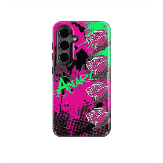 CS / CS2 - AK-47 | Neon Revolution with 4x ropz Krakow 2017 Stickers Phone Case - Samsung Models