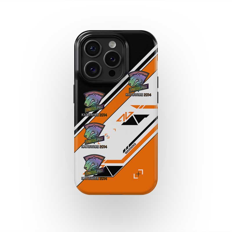 CS / CS2 Phone Case - AK-47 | Asiimov with 4x Virtus.Pro (Holo) Katowice 2014 by DIZZY CASE