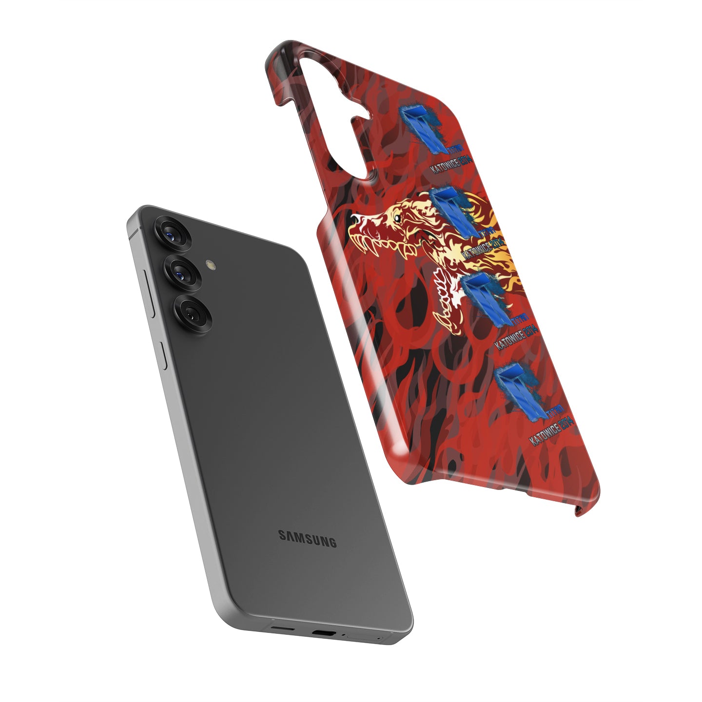 CS2 M4A4 Howl with Titan Holo Sticker Phone Case – Katowice 2014 Edition (For Samsung Galaxy)