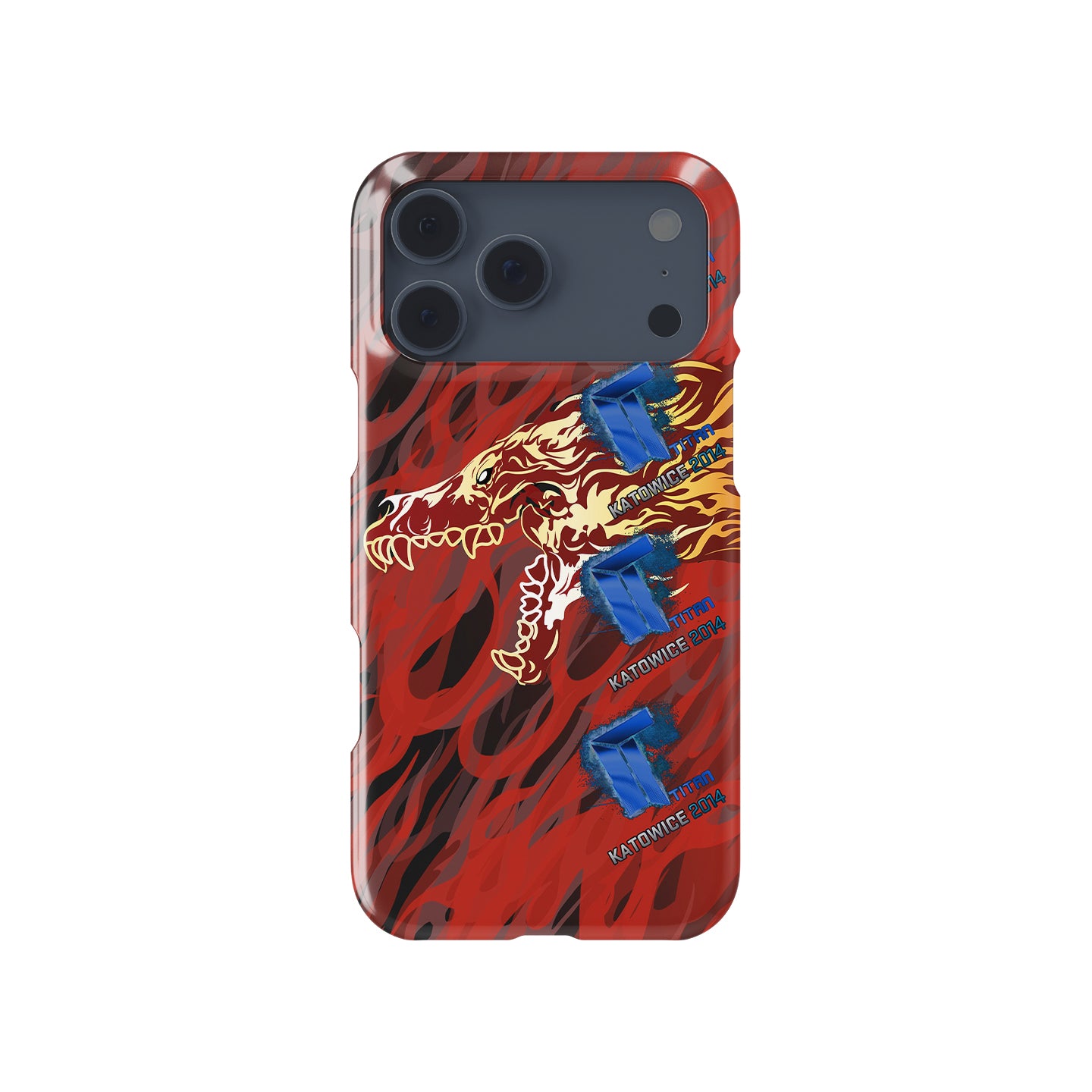 CS2 M4A4 Howl with Titan Holo Sticker Phone Case – Katowice 2014 Edition (For iPhone)