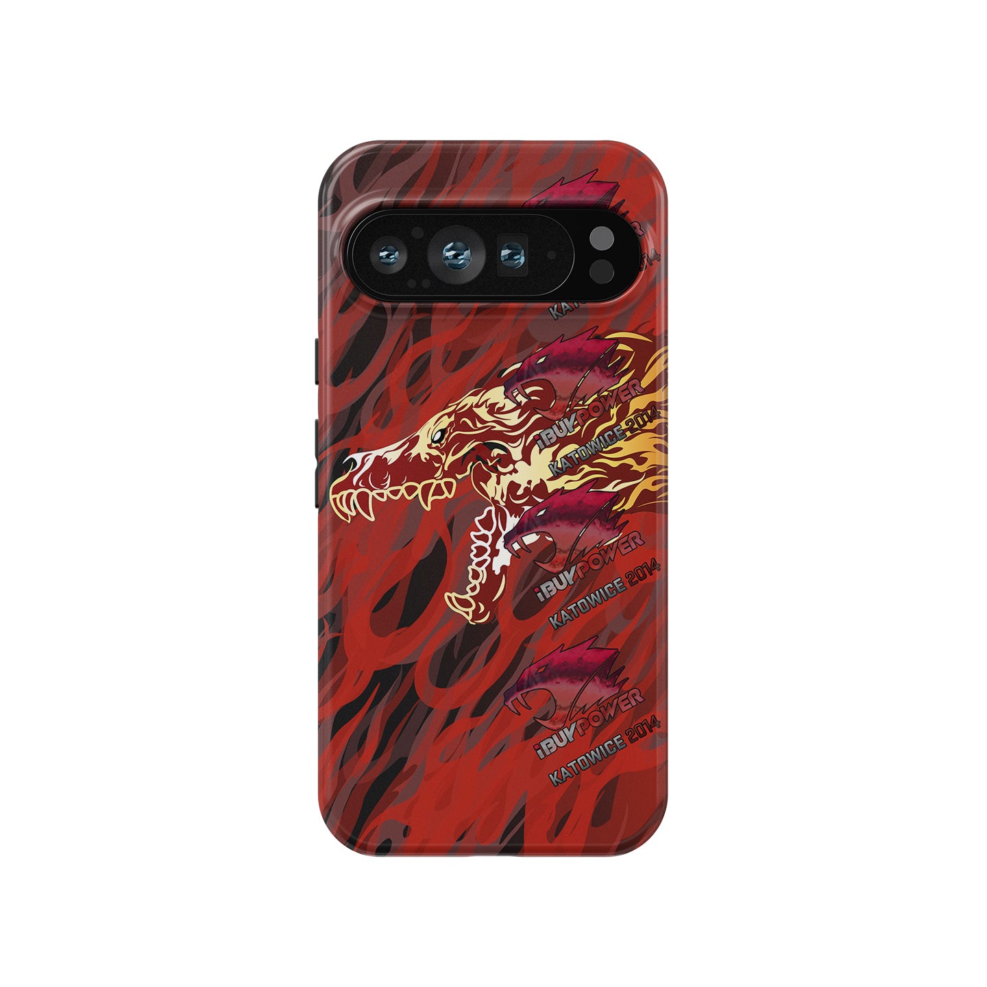 CS2 M4A4 Howl with iBUYPOWER Holo Sticker Phone Case – Katowice 2014 Edition (Pixel & Multi-Device Compatible)
