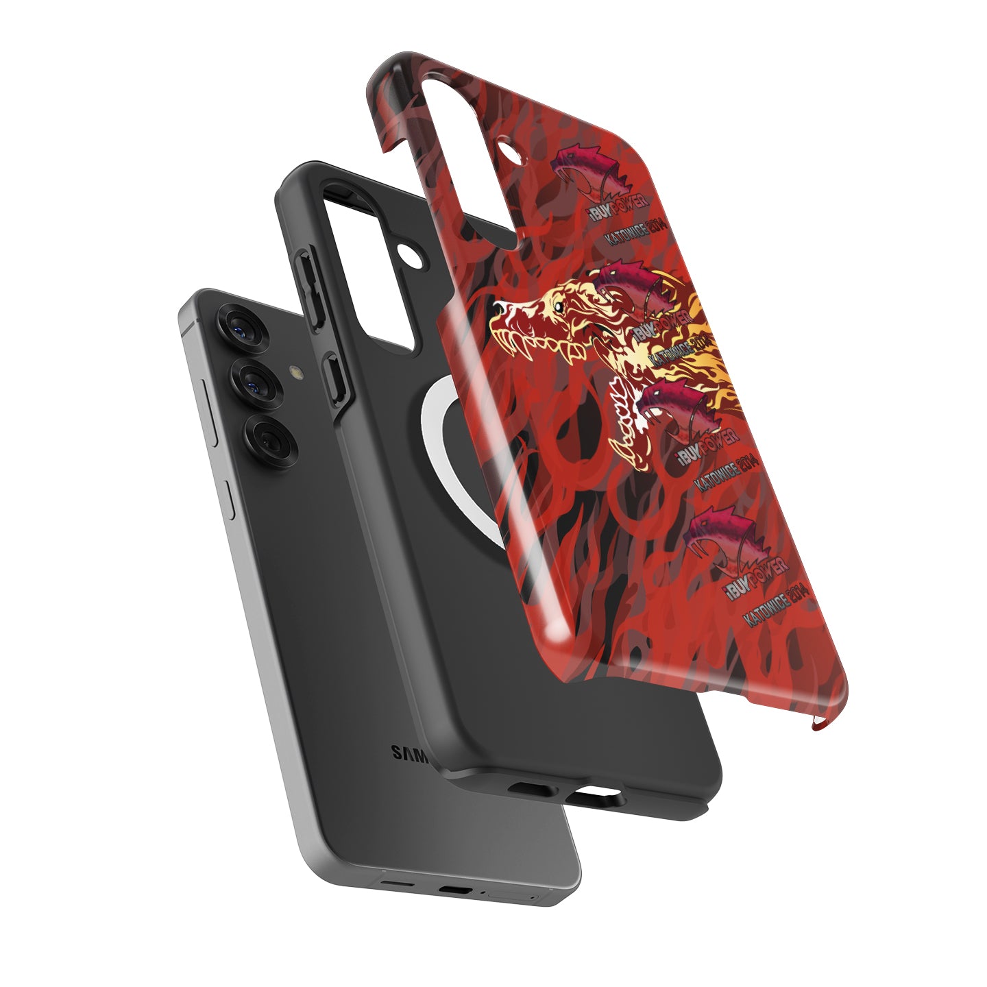 CS2 M4A4 Howl with iBUYPOWER Holo Sticker Phone Case – Katowice 2014 Edition (For Samsung Galaxy)