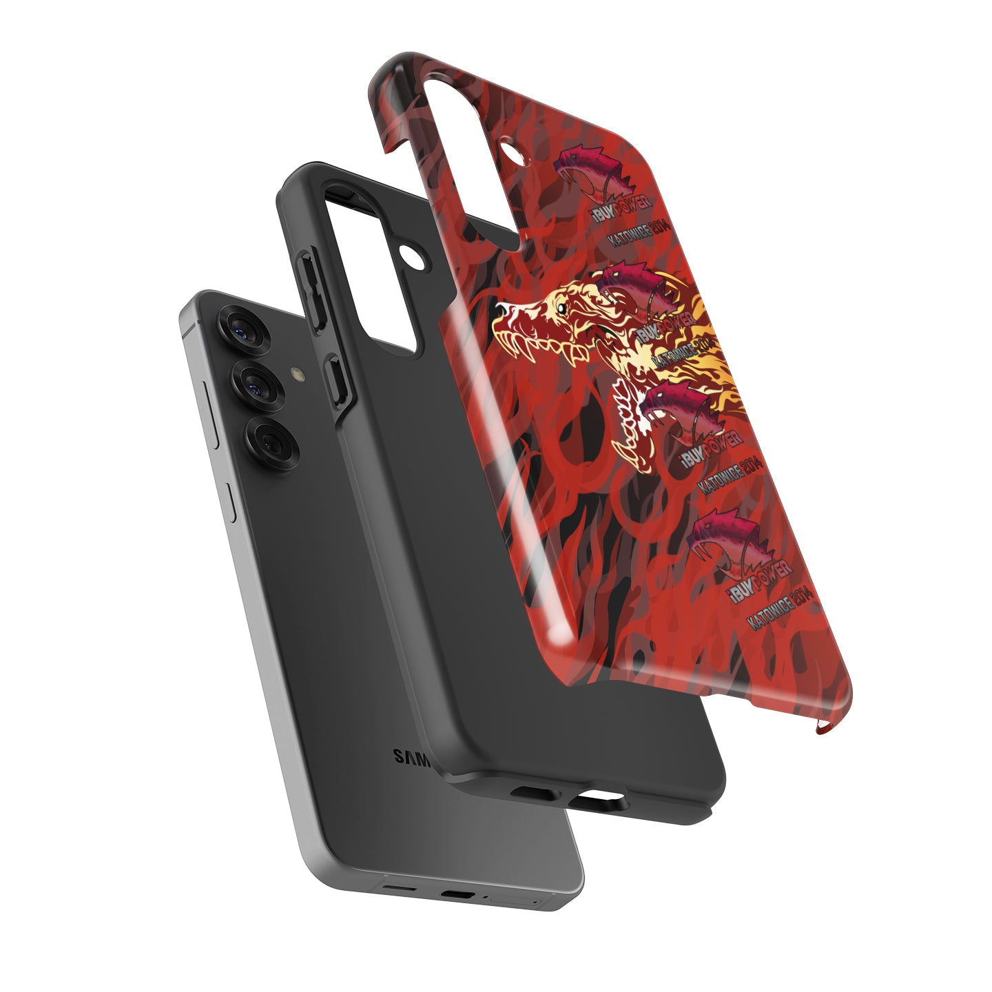 CS2 M4A4 Howl with iBUYPOWER Holo Sticker Phone Case – Katowice 2014 Edition (For Samsung Galaxy)