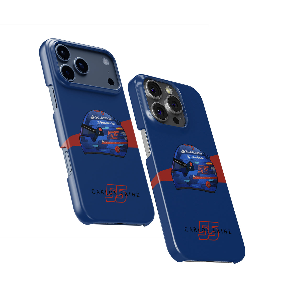 Carlos Sainz 2024 Miami Grand Prix Helmet iPhone Case – F1 Fan Edition