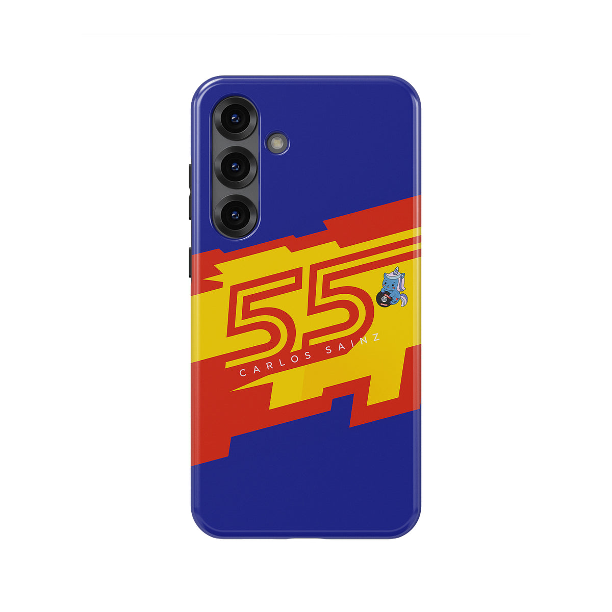 Carlos Sainz 2025 Williams Helmet Edition Phone Case – Spanish Spirit Design for Samsung Galaxy