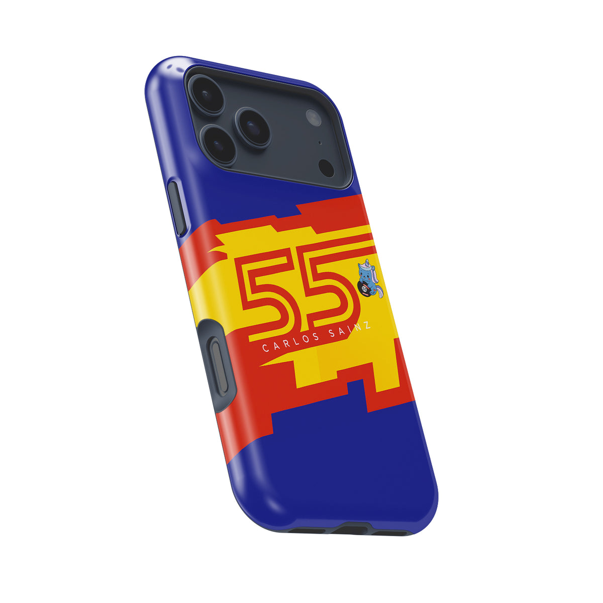 Carlos Sainz 2025 Williams Helmet Edition Phone Case – Spanish Spirit Design for iPhone