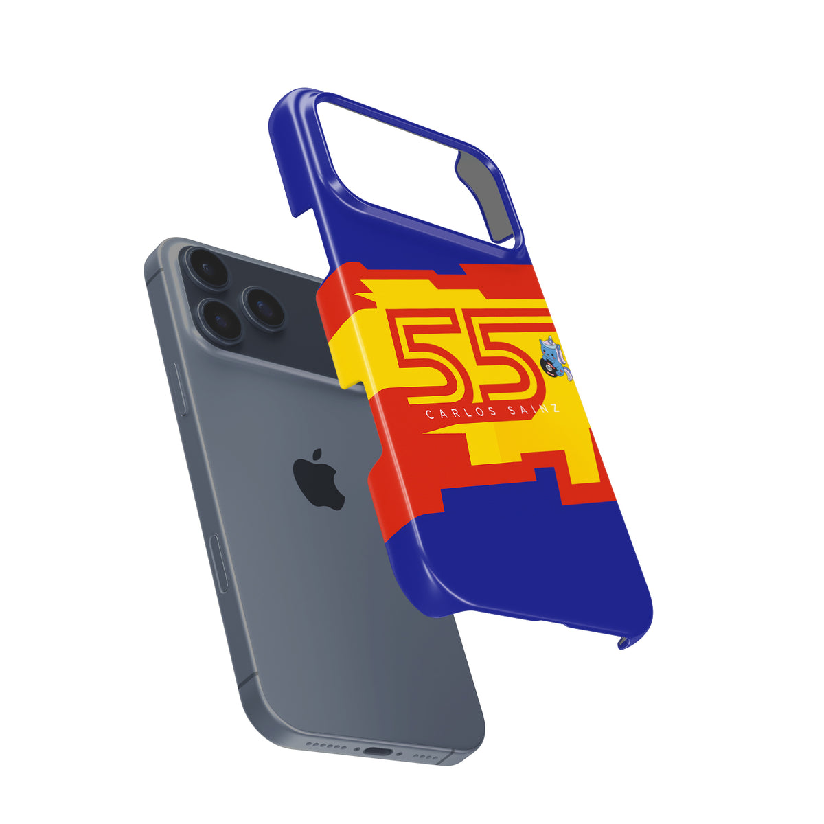 Carlos Sainz 2025 Williams Helmet Edition Phone Case – Spanish Spirit Design for iPhone