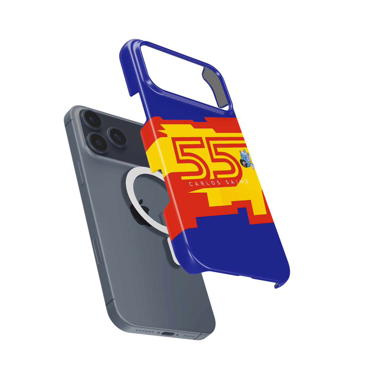 Carlos Sainz 2025 Williams Helmet Edition Phone Case – Spanish Spirit Design for iPhone