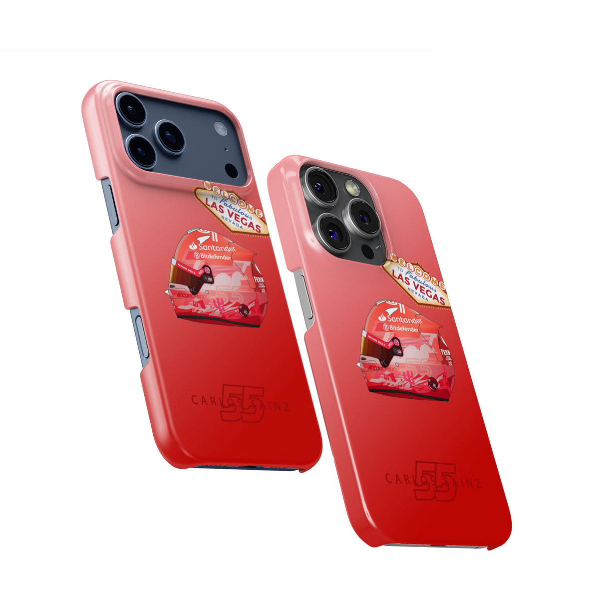 Charles Leclerc Las Vegas Grand Prix 2024 F1 Helmet iPhone Case