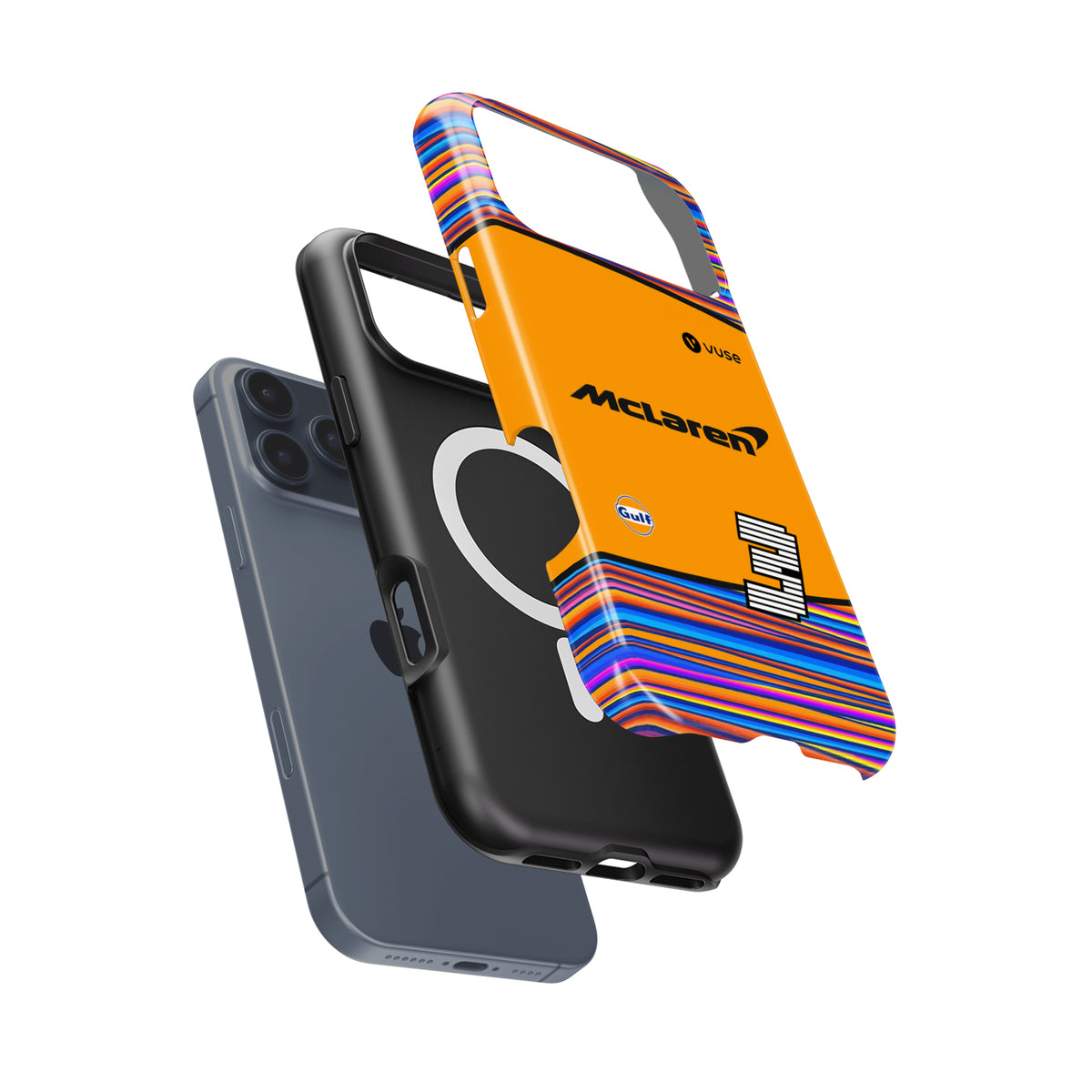 Celebrate Ricciardo’s McLaren Legacy: Abu Dhabi Vuse Formula 1 racing iPhone case view 7