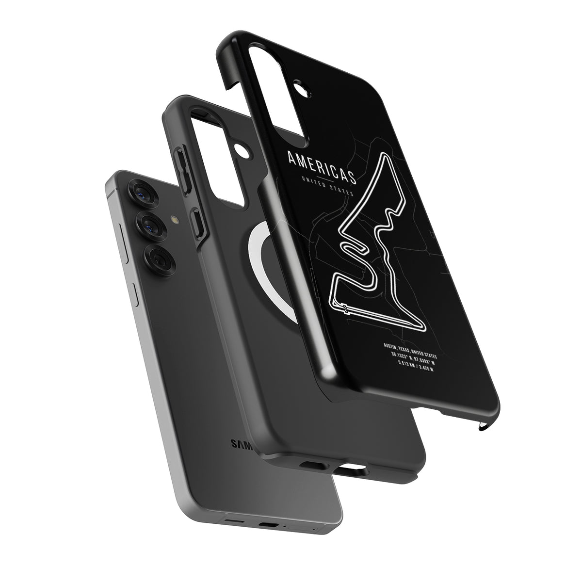 Tough Samsung Case Featuring COTA F1 Track Map