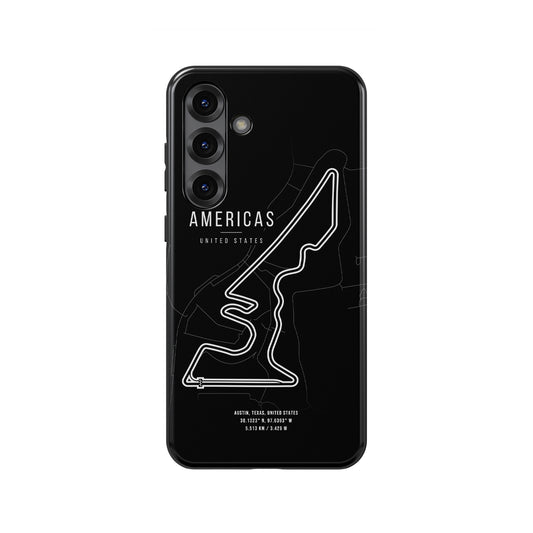 Tough Samsung Case Featuring COTA F1 Track Map
