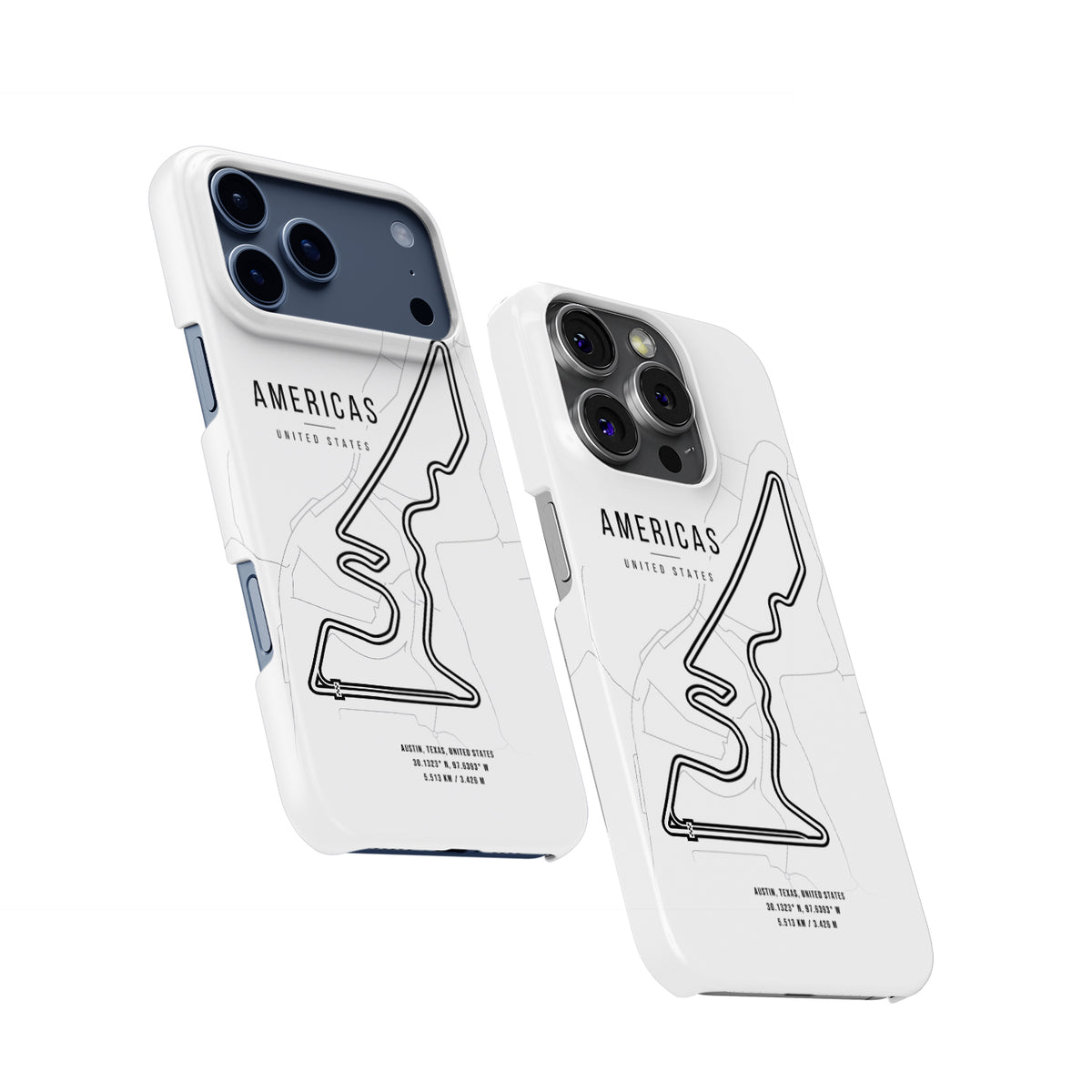 Circuit of the Americas F1 Track Map - iPhone Case