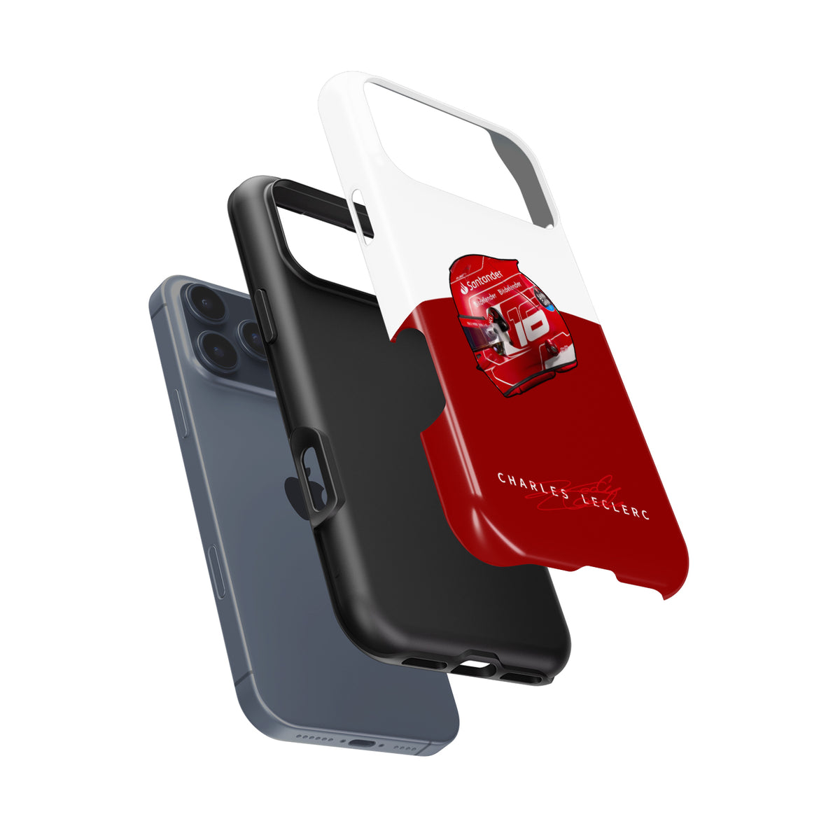 Charles Leclerc 2023 Helmet Case - Google, OnePlus, Huawei, Xiaomi