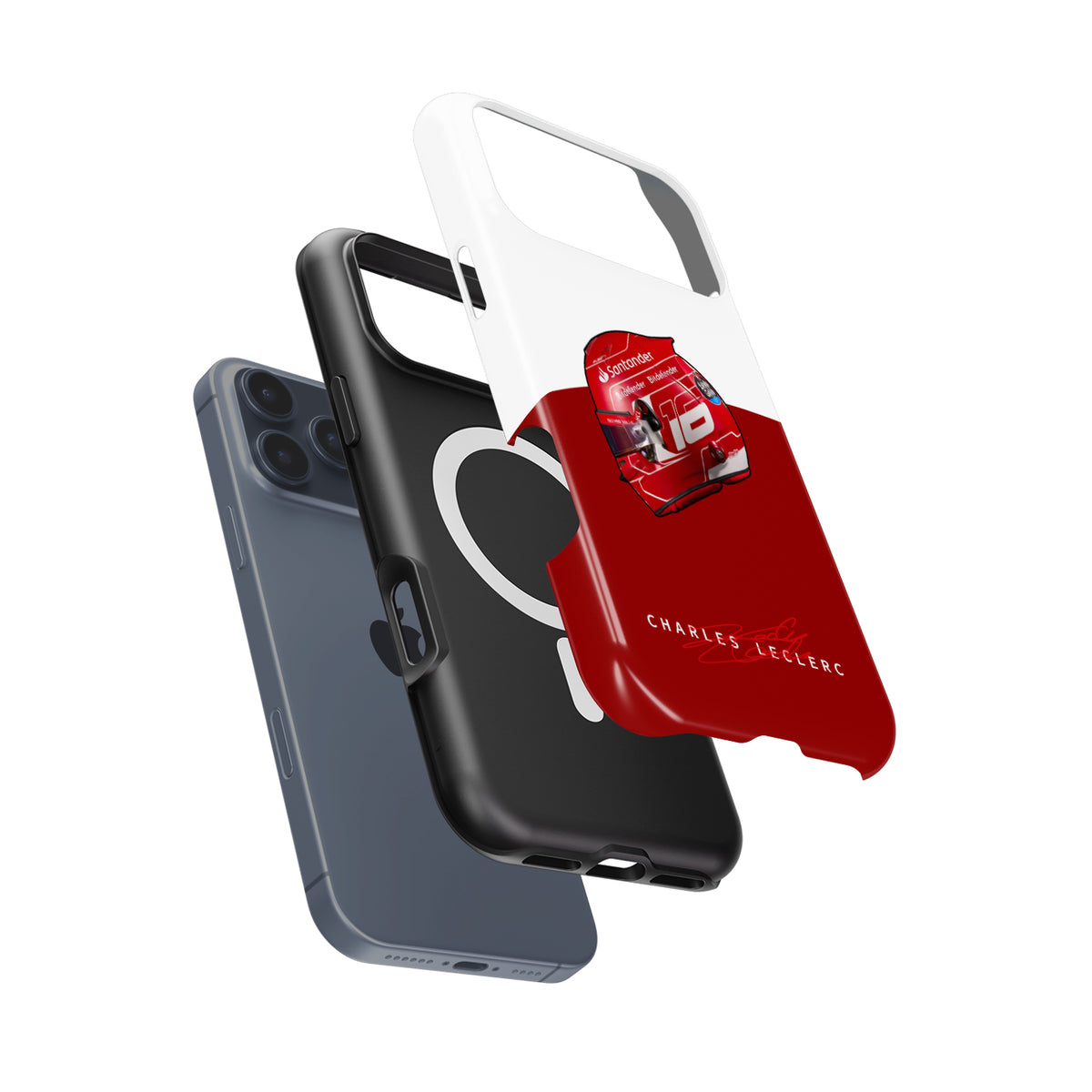 Charles Leclerc 2023 Helmet Case - Google, OnePlus, Huawei, Xiaomi