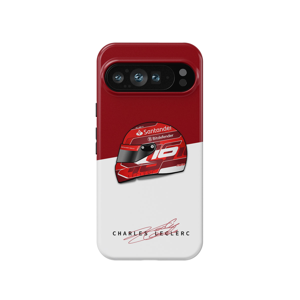 Charles Leclerc 2024 Grand Prix Helmet - Other Models Phone Case