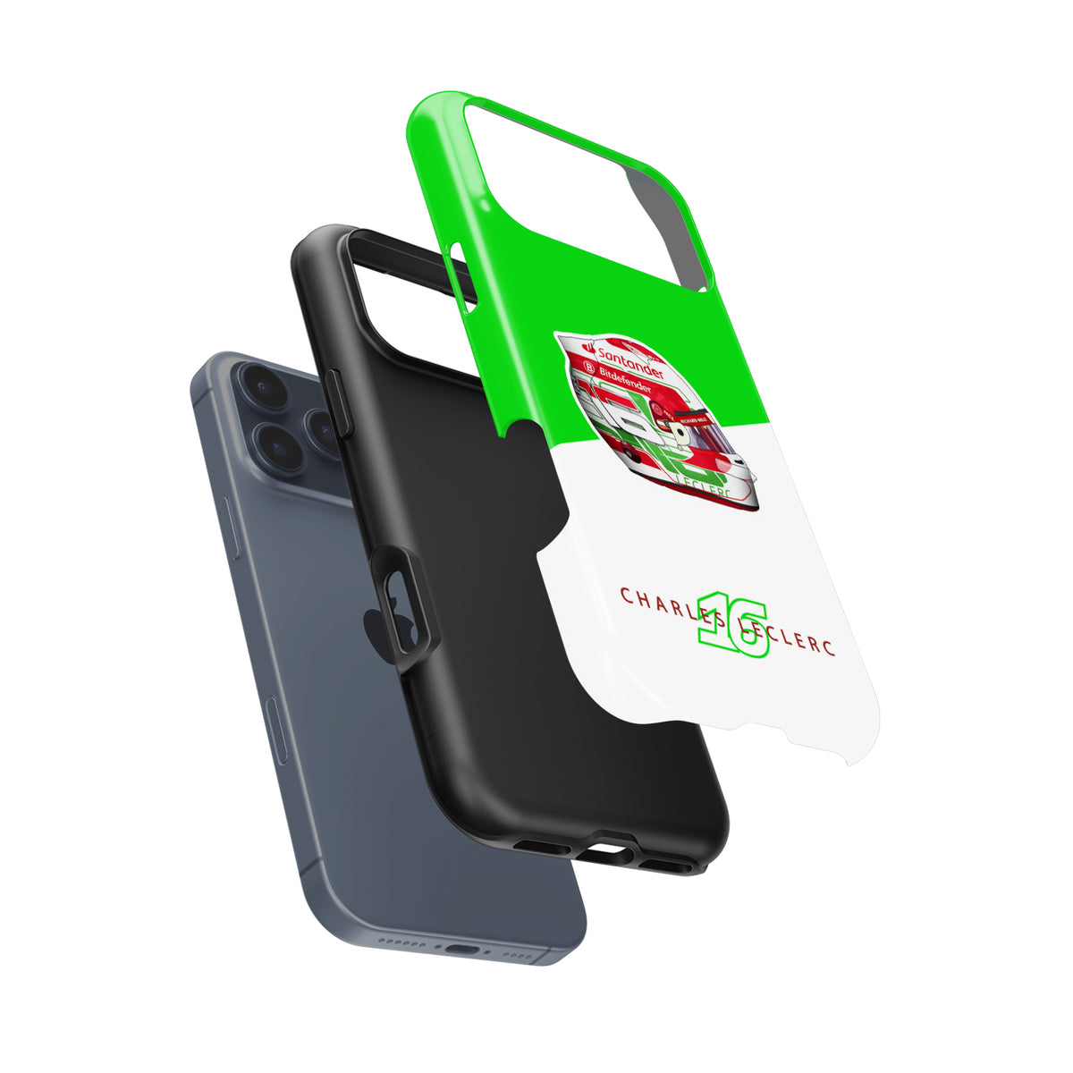 Charles Leclerc 2024 Italian Grand Prix Helmet iPhone Case – Ferrari Edition