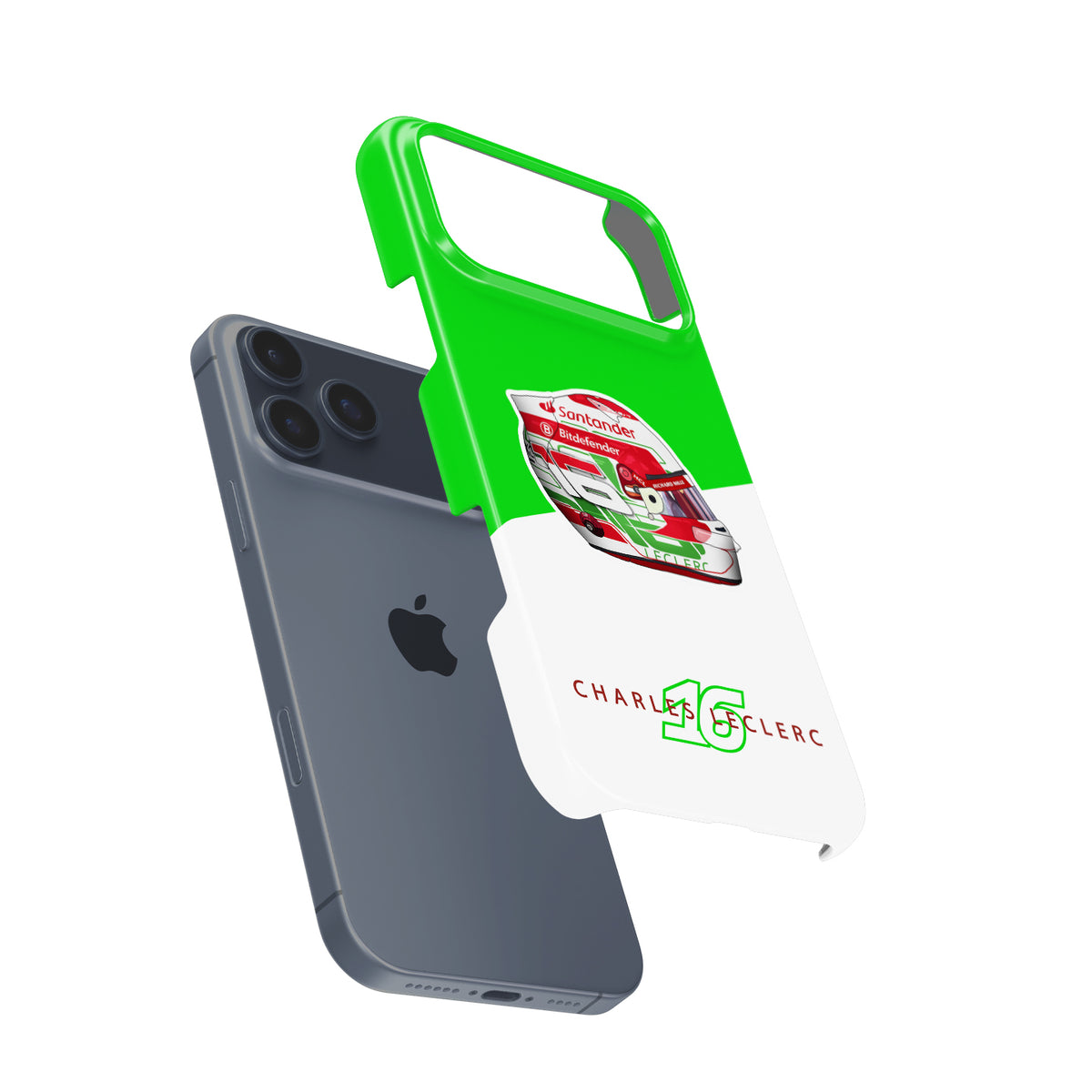 Charles Leclerc 2024 Italian Grand Prix Helmet iPhone Case – Ferrari Edition