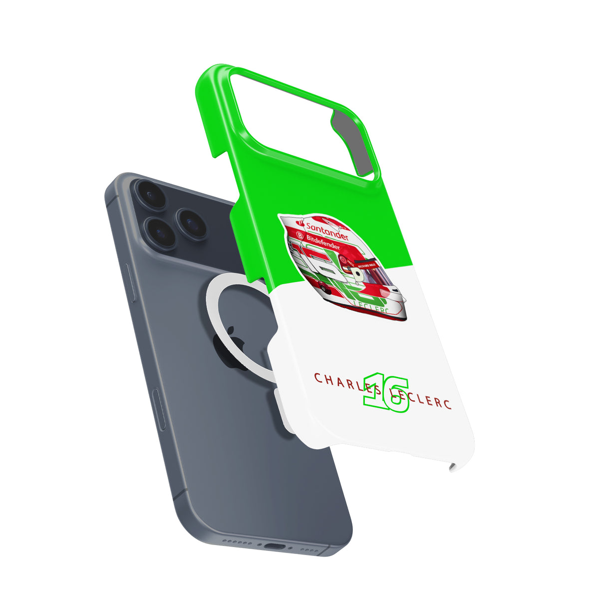 Charles Leclerc 2024 Italian Grand Prix Helmet iPhone Case – Ferrari Edition