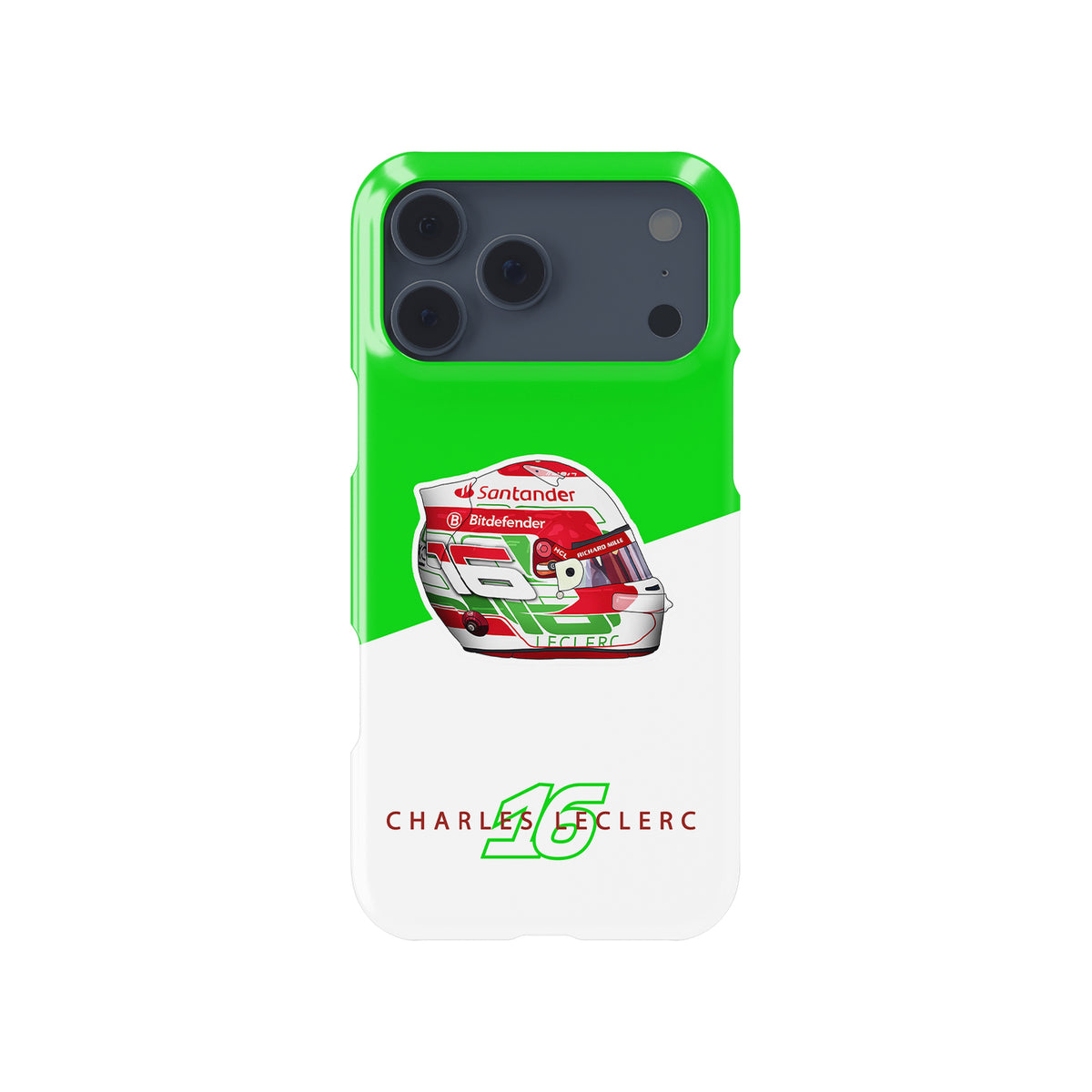 Charles Leclerc 2024 Italian Grand Prix Helmet iPhone Case – Ferrari Edition