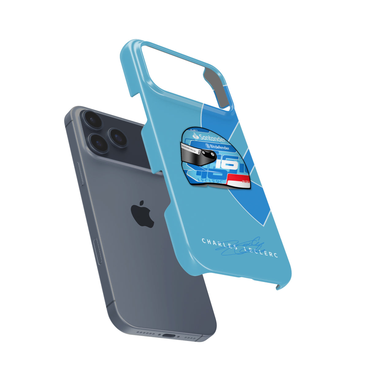 Charles Leclerc 2024 Miami Helmet Phone Case: Sleek & Bold