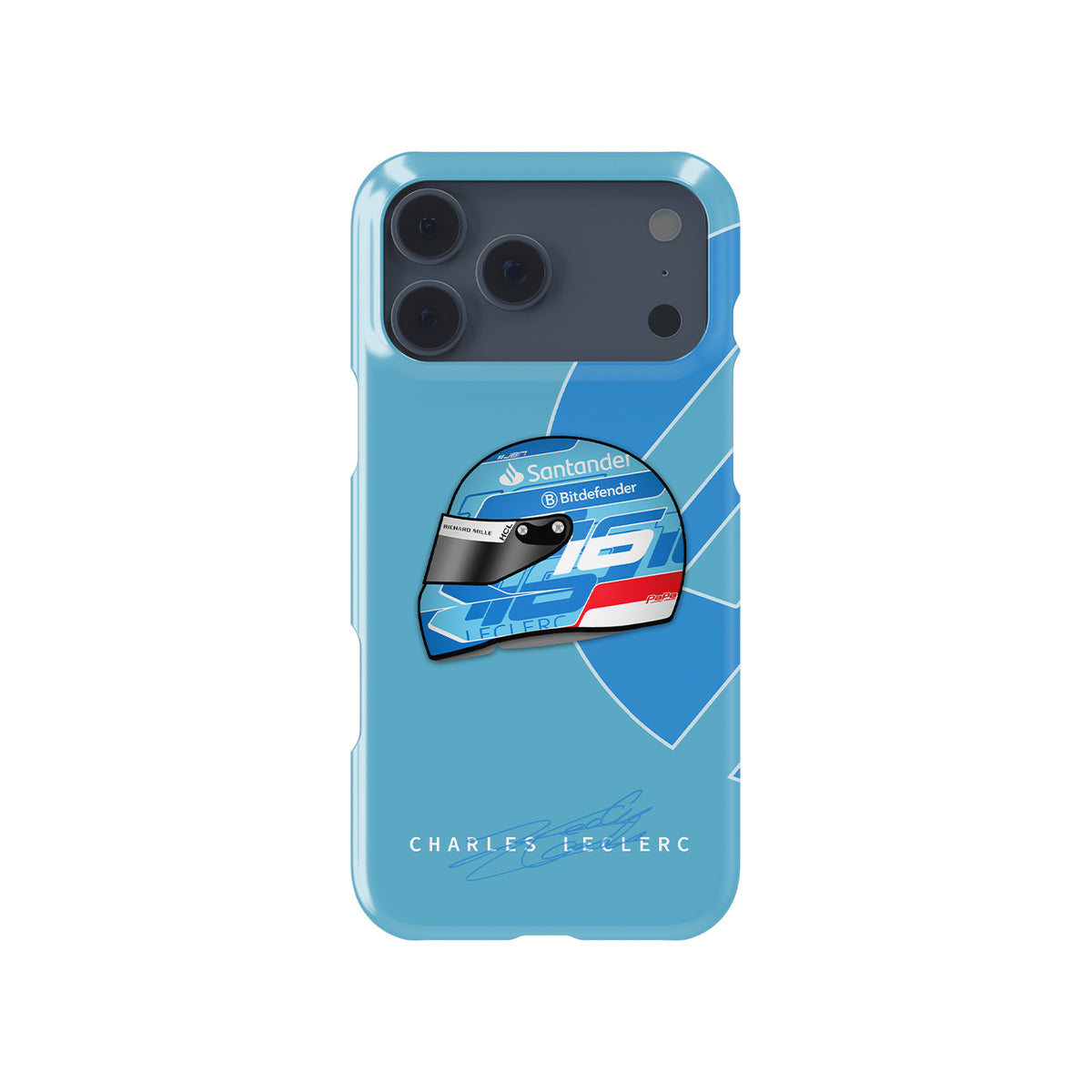 Charles Leclerc 2024 Miami Helmet Phone Case: Sleek & Bold