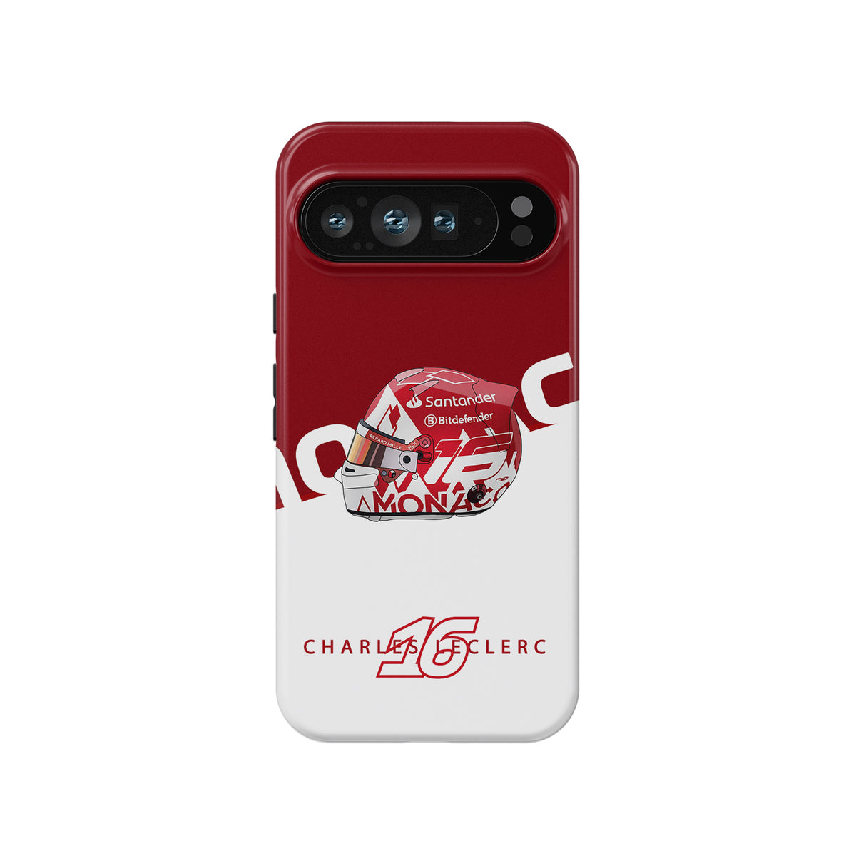 Charles Leclerc 2024 Monaco Helmet Phone Case – Ferrari Edition