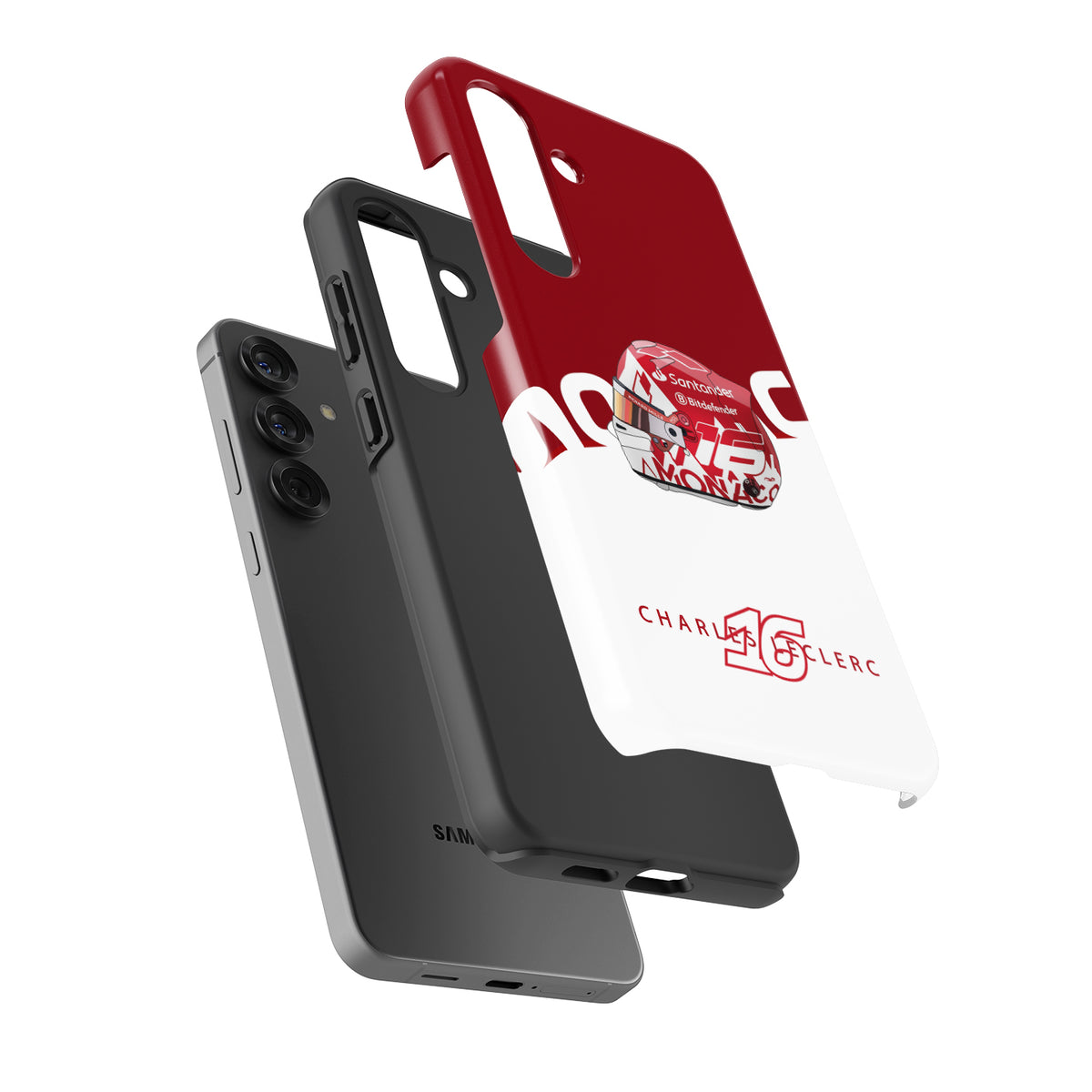 Get the Charles Leclerc Monaco Helmet Phone Case – Ferrari Edition