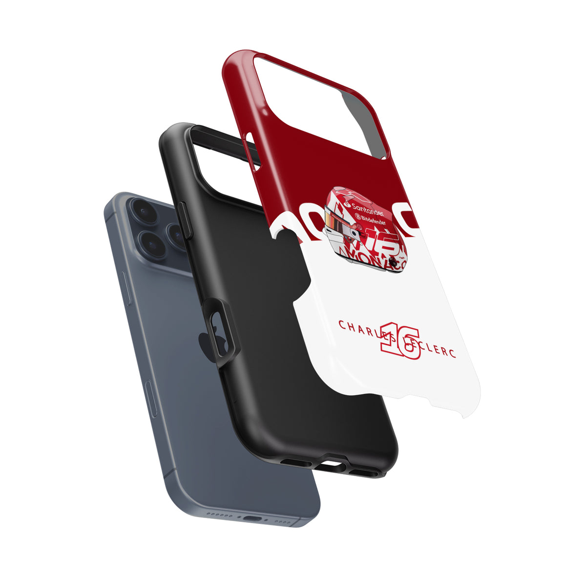 Charles Leclerc 2024 Monaco Helmet Phone Case – Ferrari Edition