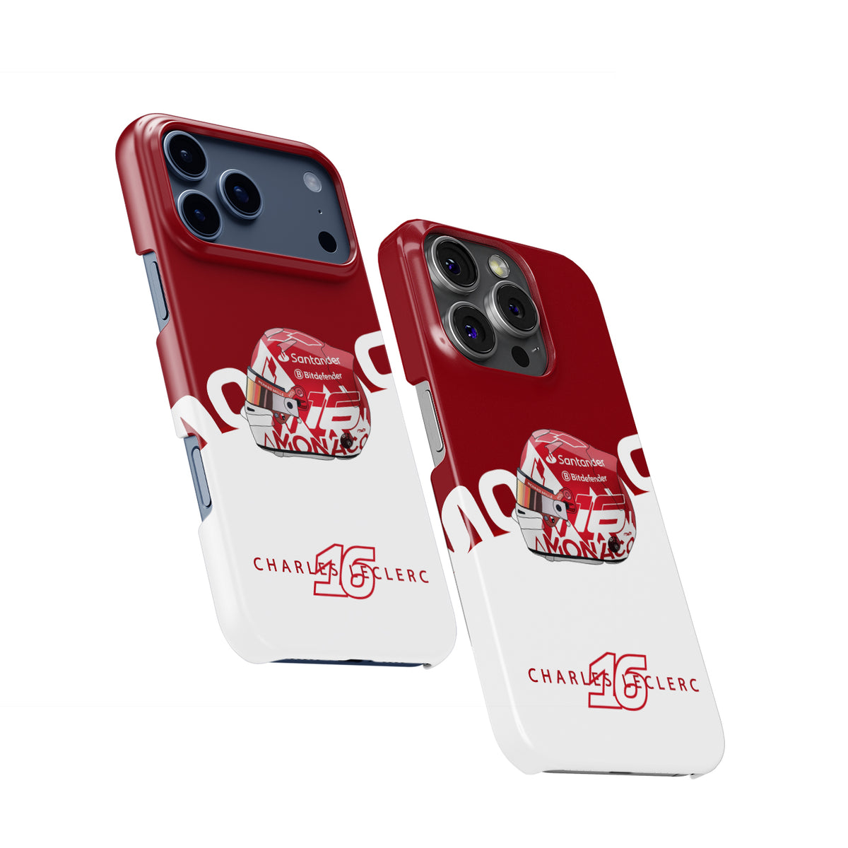 Charles Leclerc 2024 Monaco Grand Prix Helmet iPhone Case – Ferrari Edition