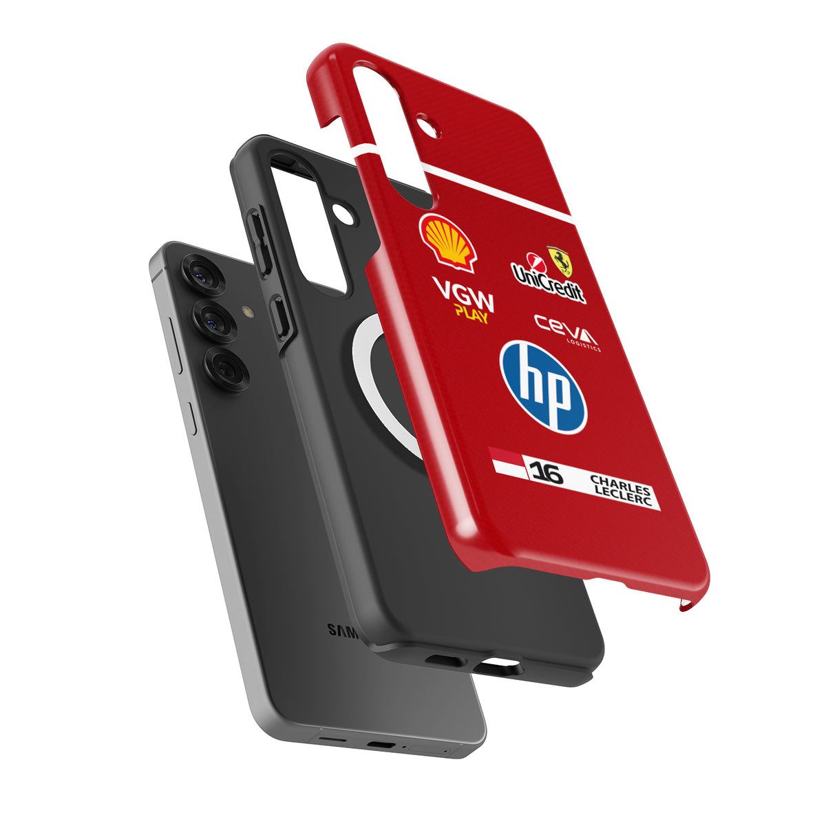 Charles Leclerc 2025 Race Suit Phone Case – (Samsung Galaxy)