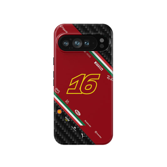Charles Leclerc CL16 F1 Phone Case For Google/OnePlus/Huawei/Xiaomi