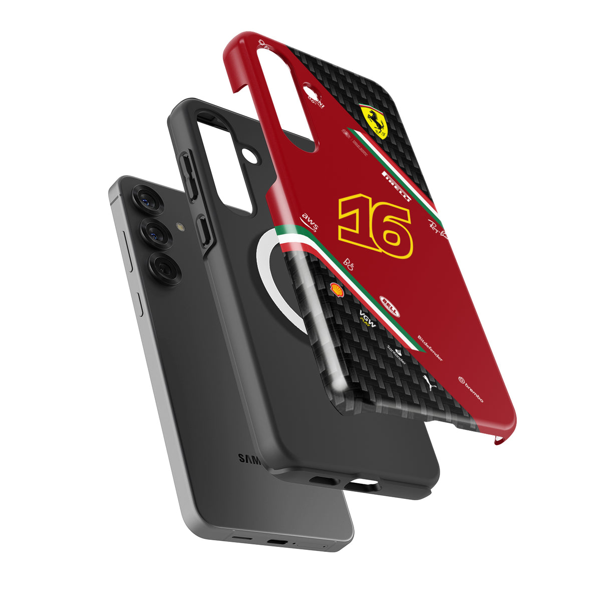 F1 Charles Leclerc Phone Case –  CL16 Edition for Samsung