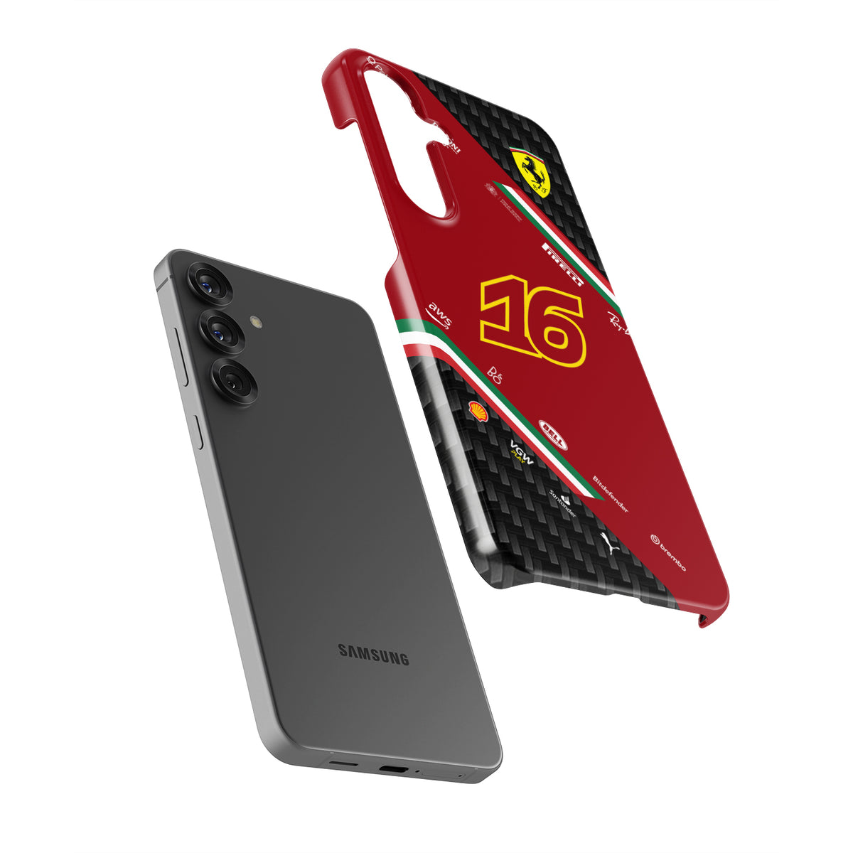 F1 Charles Leclerc Phone Case –  CL16 Edition for Samsung