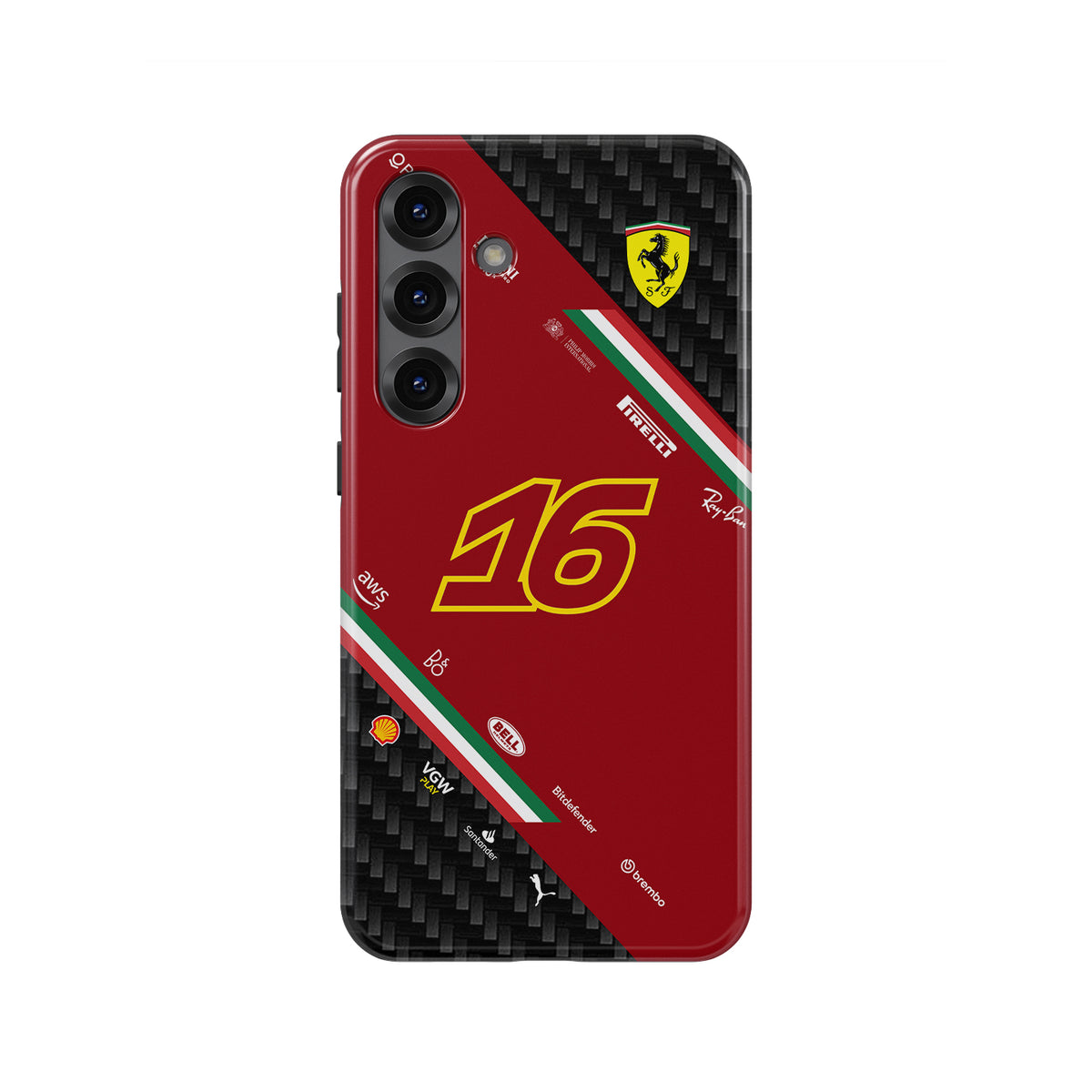 F1 Charles Leclerc Phone Case –  CL16 Edition for Samsung